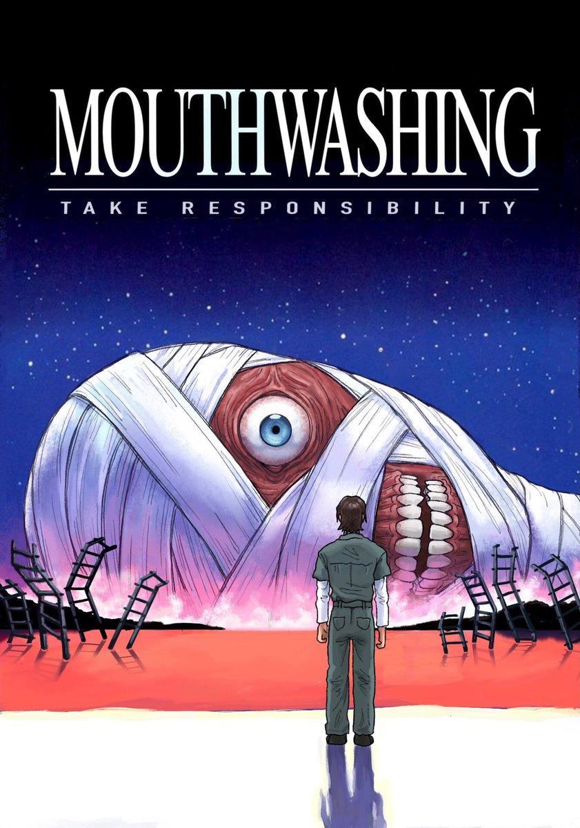 spiratorr's tweet photo. #Mouthwashing x #evangelion https://t.co/A2lRrf7NLI