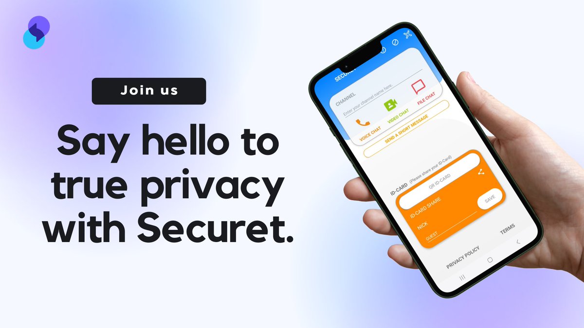 With SAY’s SeCuRet, your privacy is the priority. 🔐 Connect anonymously and securely, with no traces left behind. This is communication for the modern age. 📞✨

#SeCuRet #SAY #PrivacyFirst #AnonymousCalls #SecureCommunication #ModernTech