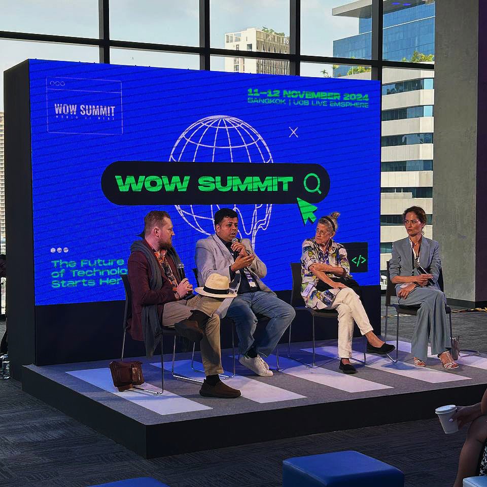 jazpee11's tweet photo. Attended WOW Summit Bangkok 2024 at EmSphere yesterday! Gained valuable insights on Web3, AI, FinTech, and DePin with incredible innovators. Exciting to see digital tech’s future unfold during Thailand Blockchain Week! 🌐 #WOWSummit #Blockchain #Web3 #Bangkok #Innovation https://t.co/5GD4Txkf3z