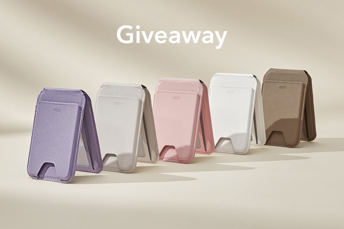 esrtechofficial's tweet image. The ESR Aura Wallet Stand giveaway is here! 🎉 We wanted to celebrate by giving away 3 wallet stands to our lovely followers!

Enter the giveaway on Instagram now:
bit.ly/48Luqy4

#ESR #ESRgear #ESRMagSafeWallet #AuraWalletStand
