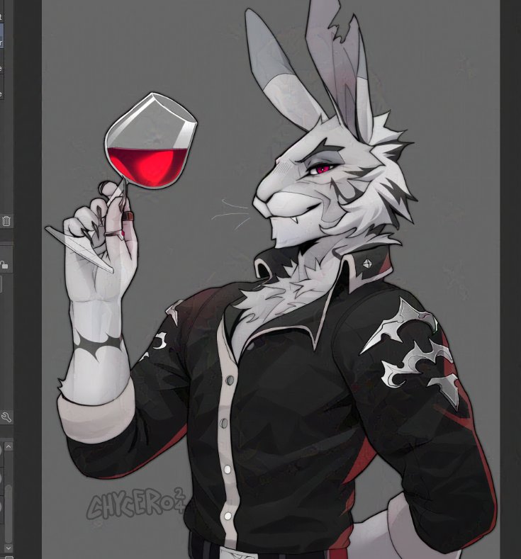 chycero_'s tweet photo. ok so im working on a game and I USUALLY WOULDN'T SAY THIS but look at this hot ass sexy ass vampire rabbit i made. i dont care who you are, that's hot and I KNOW he smells good
#furryart https://t.co/SniidkzTNP