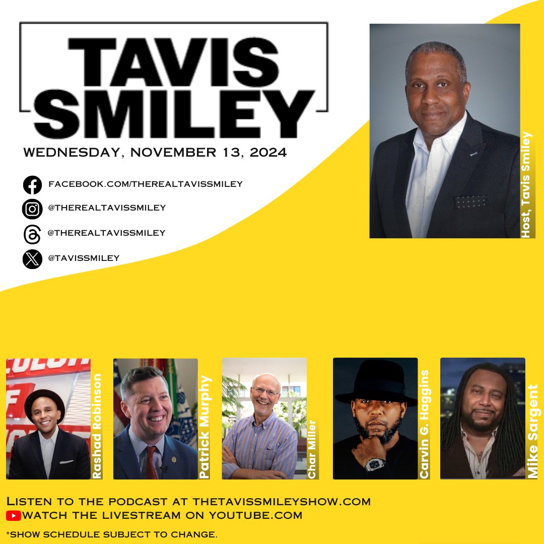 Tavis Smiley - on 🧵 @therealtavissmiley tweet media