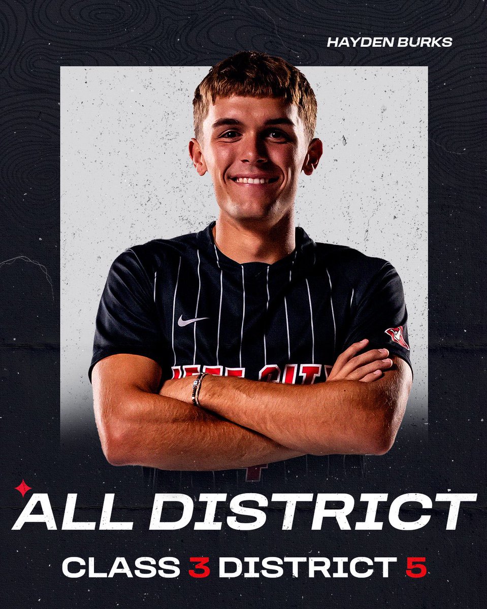 Congratulations to Jay Midfielder Hayden Burks on being selected for the Class 3 District 5 All District Team!