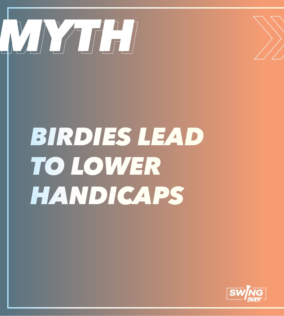 swingshackSA's tweet image. Myth vs. Reality: 🏌️💥

Myth: More birdies mean a lower handicap 🐦⬇️

#GolfMyths #ConsistencyIsKey #LowerYourScore #SwingShack