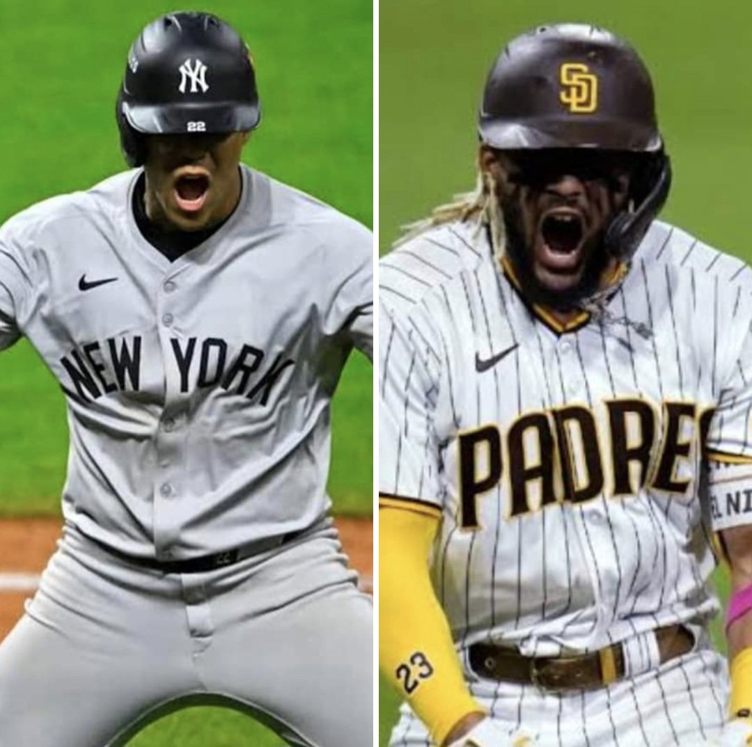 ¿QUÍEN ES MEJOR?

¿Juan Soto o Fernando Tatis Jr.?

En entrevista para el podcast Abriendo Sports, Albert Pujols dijo que Soto es un mejor bateador, pero si la dan a elegir a él, se queda con El Niño "porque es más completo".

¿Qué opinan? 

#beisbol #GrandesLigas #pelota #mlb