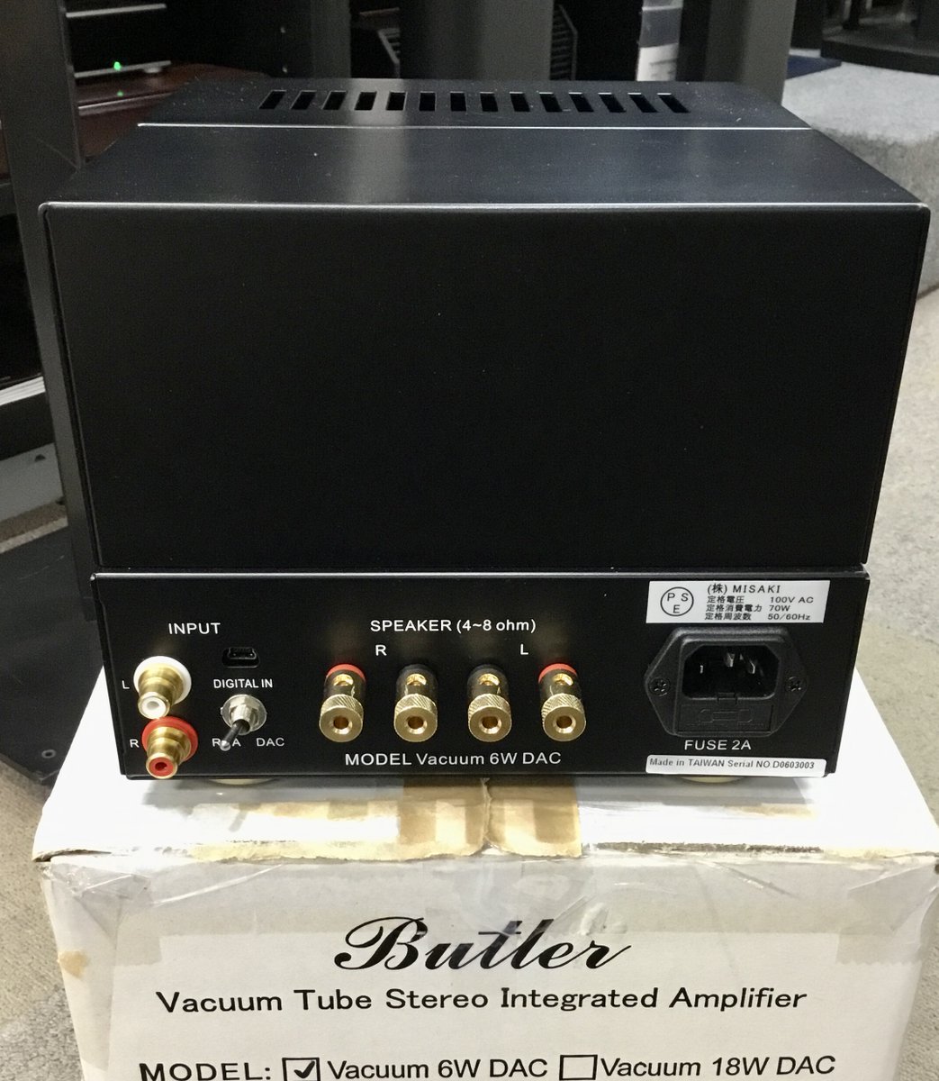 レア】Butler Vacuum 18W II インテグレーテッドアンプ 【公式通販】