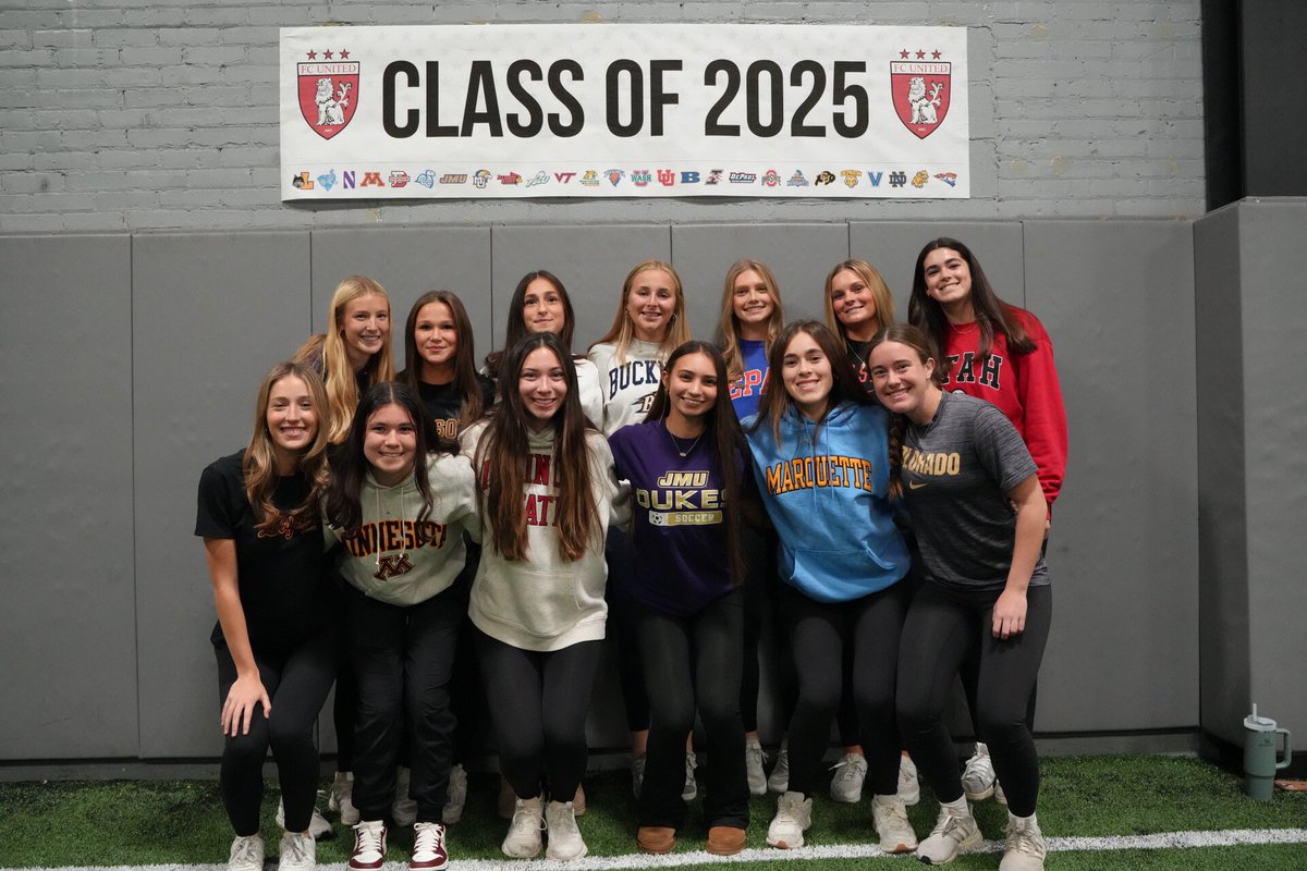 HUGE congratulations to our 2025s at the <a href="/ChicagoFCUnited/">Chicago FC United</a> signing day celebration! We are so excited for each of you and we can’t wait to see you flourish next year! 🥳🥳

<a href="/CoachRudyC/">Rudy Cleveland</a> <a href="/ImYouthSoccer/">ECNL/GA/Recruiting/College Soccer</a>