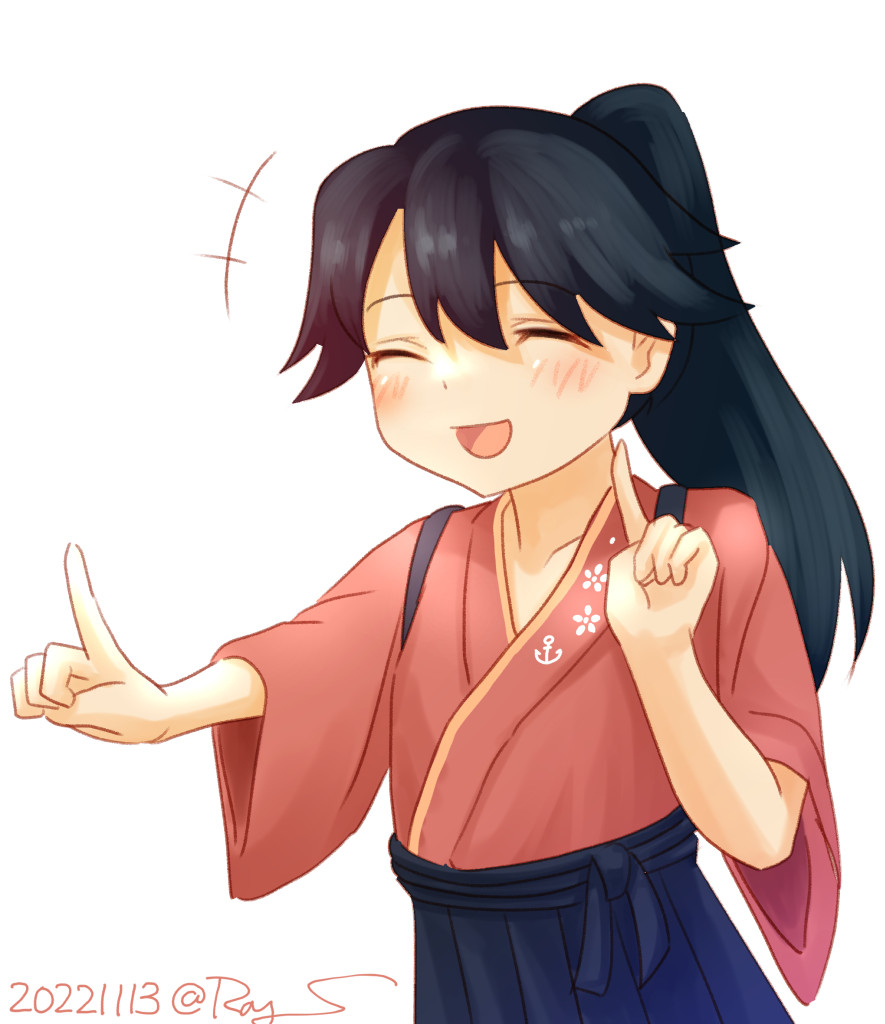 鳳翔(艦これ) 「今日は鳳翔さんの進水日ですね。#鳳翔進水日 」|Ray.Sのイラスト