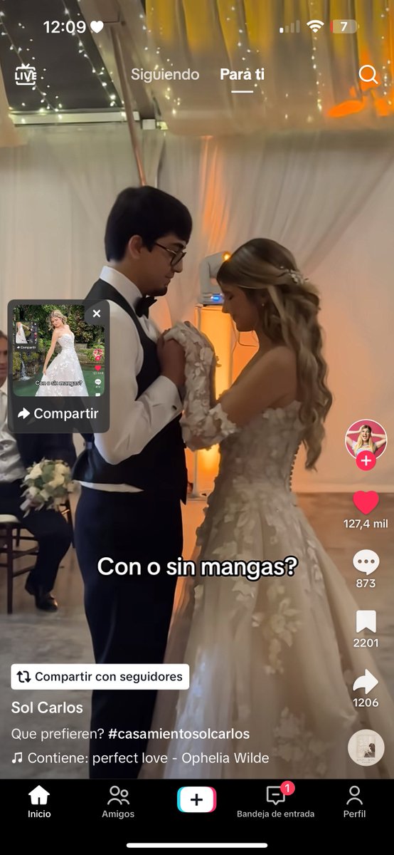 mira que me parece infumable sol carlos pero lo linda que estaba en su casamiento amigo sirvió