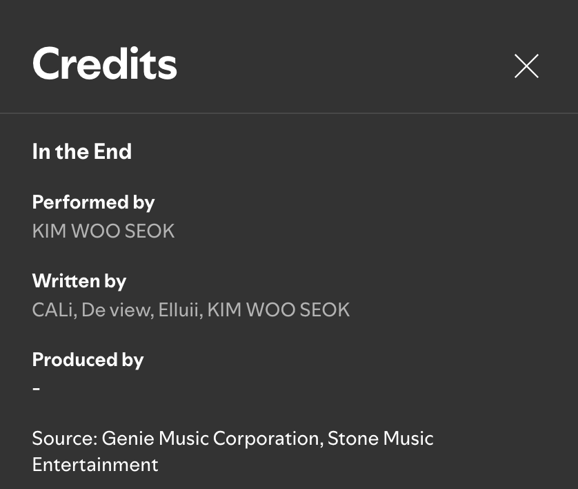 📢"In the End" is out by #KIMWOOSEOK 

🎧You can check it out below:

kko.kakao.com/IibluLkahX
genie.co.kr/GAGIW1 music.bugs.co.kr/album/20684345
melon.com/album/detail.h…
vibe.naver.com/track/87751628
music.apple.com/us/album/in-th…
open.spotify.com/track/6Kvoaywr…

#김우석 <a href="/KWS_BLITZWAY/">KIM WOO SEOK official</a>