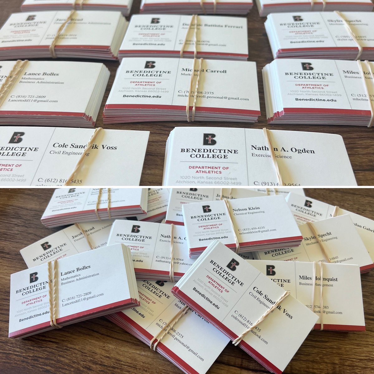 Who is hiring at the end of the school year (May 2025) ? 

I have 15 <a href="/RavenBaseball/">Benedictine Baseball</a> seniors who will be receiving their degrees in:

Business (Marketing / Finance)
Engineering (Chemical / Electrical / Civil)
Exercise Science
Mathematics
And more!