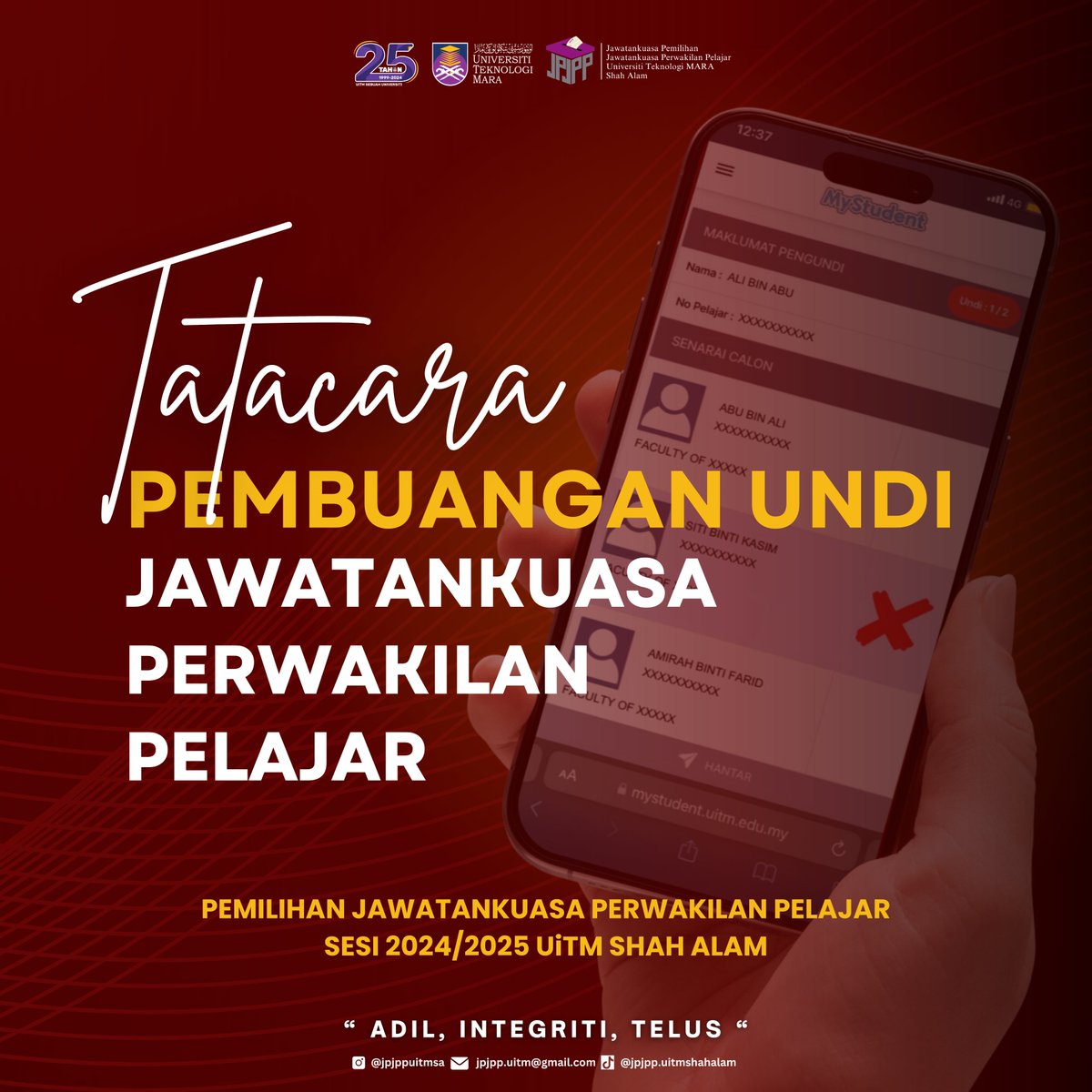 MPP UiTM SHAH ALAM SESI 2023/2024 tweet media