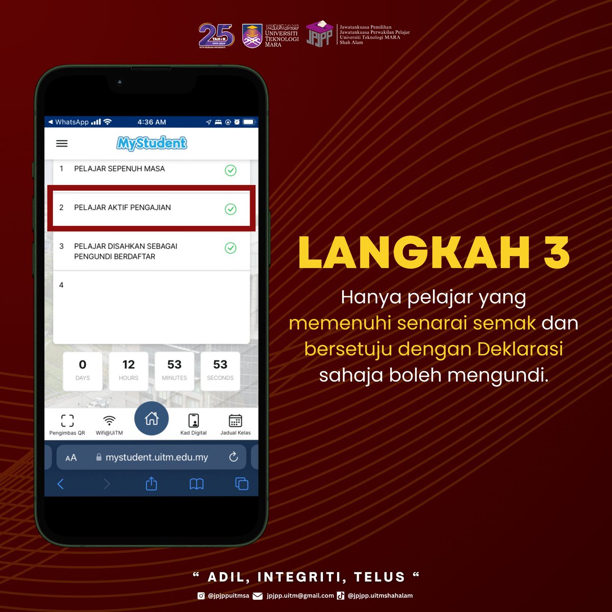 MPP UiTM SHAH ALAM SESI 2023/2024 tweet media