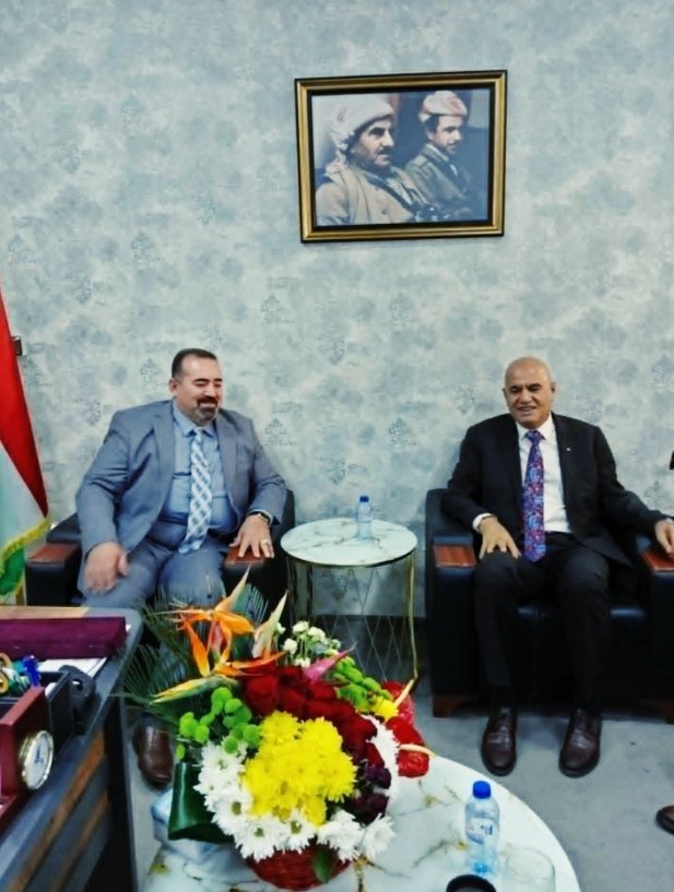MahmadOrhan's tweet photo. زيارة ودية بمناسبة فوز ونجاح حزب الديمقراطي الكوردستاني الحليف في انتخابات إقليم كوردستان العزيزة بارك القوريالي نجاح الديمقراطي الكوردستاني وعلى رأسها القائد العظيم كاك مسعود البارزاني رئيس حزب الديمقراطي الكوردستاني وجميع قيادته وأعضائه المحترمون بهذه المناسبة . https://t.co/h5l7BGfEm5