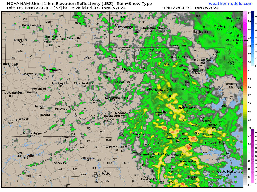 wxmanricky's tweet photo. Thursday could be one of the rainiest days we've seen in months. Certainly the best chance for scattered afternoon on/off rain! https://t.co/NCkzvyGKzr