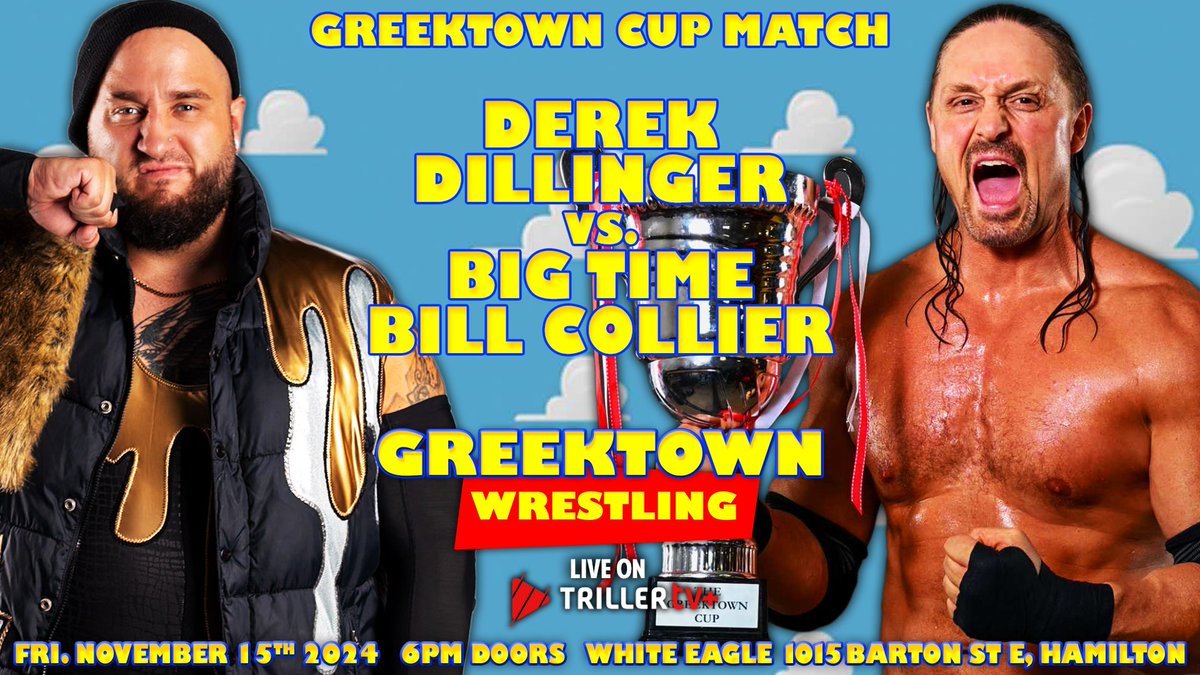 GREEKTOWN GOLD IS ON THE LINE IN HAMILTON 👑

A stellar <a href="/GRKWrestling/">Greektown Wrestling</a> wrestling event is on deck this Friday ONLY with your #TrillerTV+ subscription 🔴

Start your FREE TRIAL NOW 🔥

NOV 15 | 7:30pmET | snip.ly/Grktwn1115