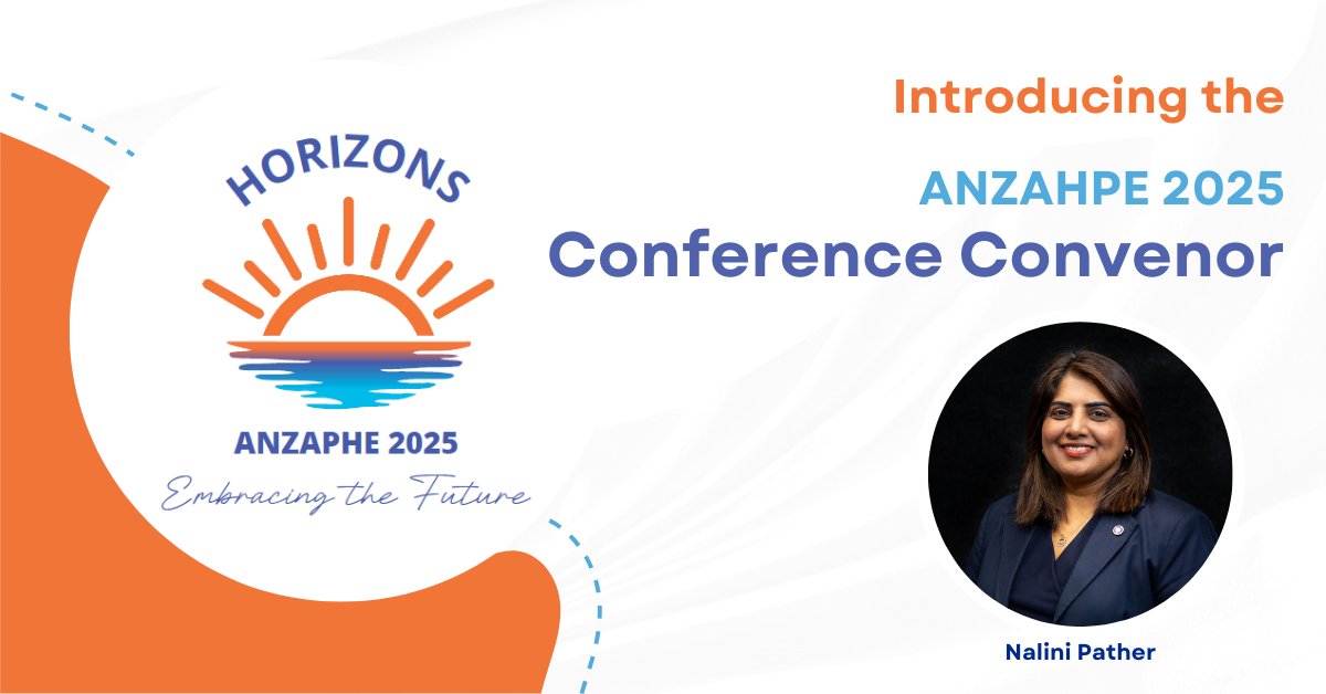Introducing our ANZAHPE 2025 Conference Convenor, Nalini Pather. Nalini is also the ANZAHPE Membership Secretary, and we look forward to the wonderful leadership Nalini will bring to the next ANZAHPE Conference.