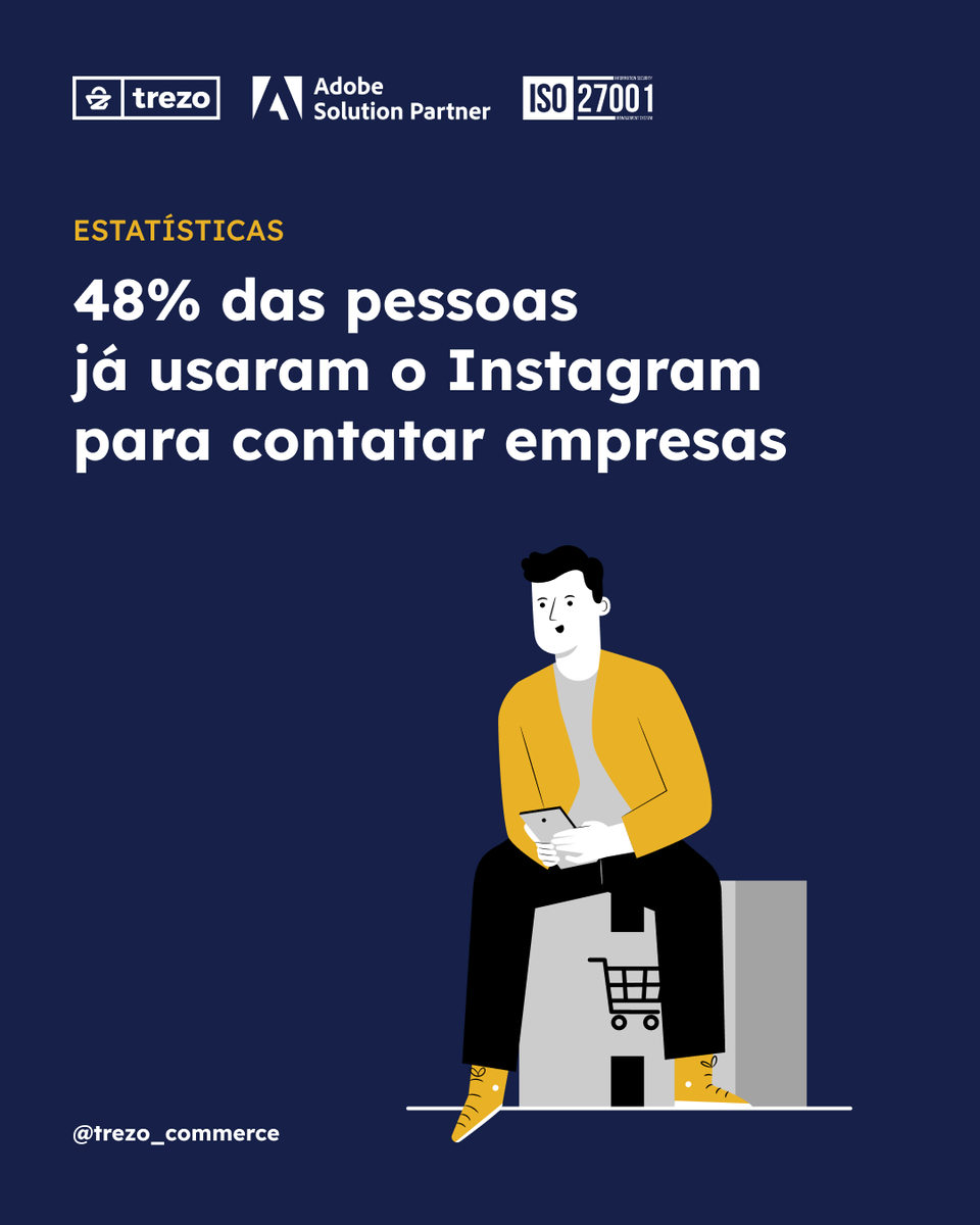 trezo_commerce's tweet photo. O Instagram é um canal essencial para a comunicação com seus clientes. Porém, 24% das pessoas dizem não receber resposta ou são atendidos poucas vezes por lá.

Fonte: Opinion Box - Relatório Instagram - Janeiro de 2024

#adobecommerce #magento #ecommerce #lojavirtual #instagram https://t.co/O8EL0WCVT7