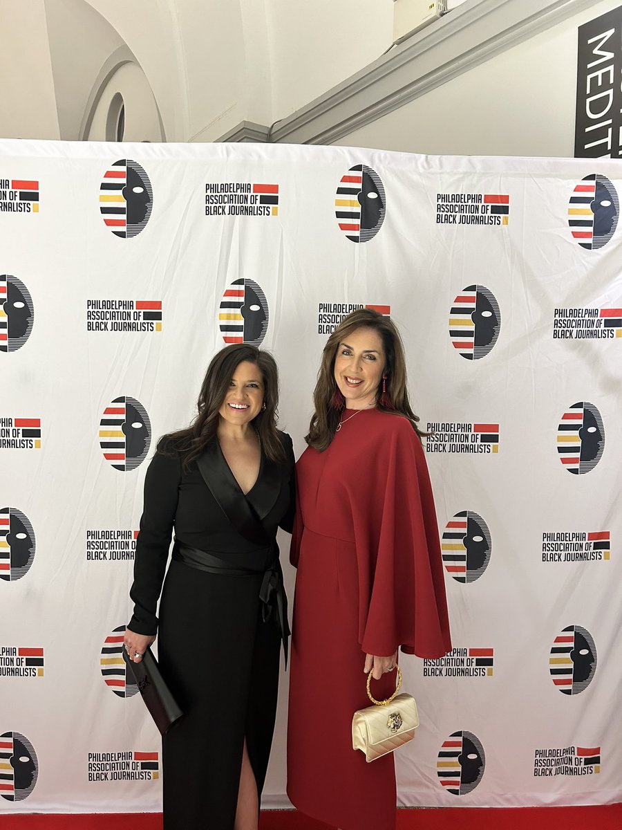 Thank you <a href="/MrErnestOwens/">Ernest Owens</a> and <a href="/pabj/">Philadelphia Association of Black Journalists ✊🏾</a> for honoring me and <a href="/NicoleCashman/">Nicole Cashman</a> with the Media Maverick Award alongside such dynamic and accomplished leaders in the industry at the 50th Anniversary Gala this weekend. I’m filled with gratitude!
