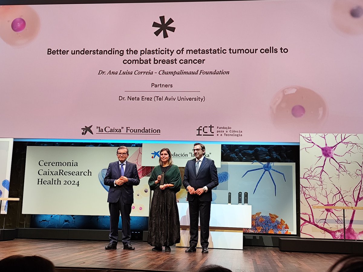 Ana Luisa Correia (@alpcorreia) on Twitter photo Incredibly honored and grateful to <a href="/CaixaResearch/">CaixaResearch</a> for this CaixaHealth award and the chance to synergize with my dear friend <a href="/ErezNeta/">Neta Erez- ErezLab🎗️</a> 🤩🙏🏼 Cheers to the beginning of a great partnership! #CaixaResearch #laCaixaFoundation <a href="/Neuro_CF/">ChampalimaudResearch</a> <a href="/TelAvivUni/">Tel Aviv University</a> Incredibly honored and grateful to <a href="/CaixaResearch/">CaixaResearch</a> for this CaixaHealth award and the chance to synergize with my dear friend <a href="/ErezNeta/">Neta Erez- ErezLab🎗️</a> 🤩🙏🏼 Cheers to the beginning of a great partnership! #CaixaResearch #laCaixaFoundation <a href="/Neuro_CF/">ChampalimaudResearch</a> <a href="/TelAvivUni/">Tel Aviv University</a>