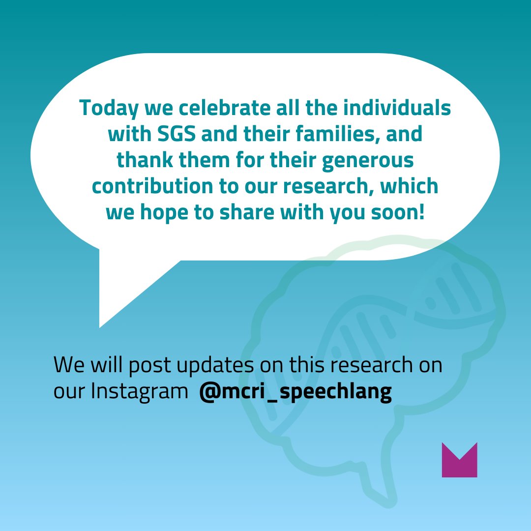 Today we raise awareness of #SchinzelGiedionSyndrome (SGS), a rare, life-limiting genetic condition causing several medical conditions, including childhood dementia. Thank you to the SGS families who participated in our research. We hope to share our results soon!