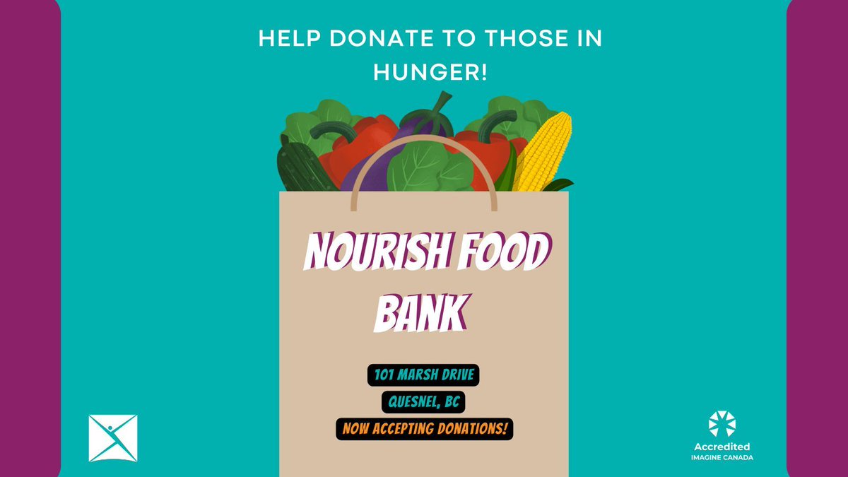CMHA of Northern BC, is invested in food security initiatives for people in need.

We are now accepting donations to our Nourish Food Bank in Quesnel, please donate today &amp; help make a difference in your community!

Learn more &amp; donate here! - buff.ly/3OuOOtv