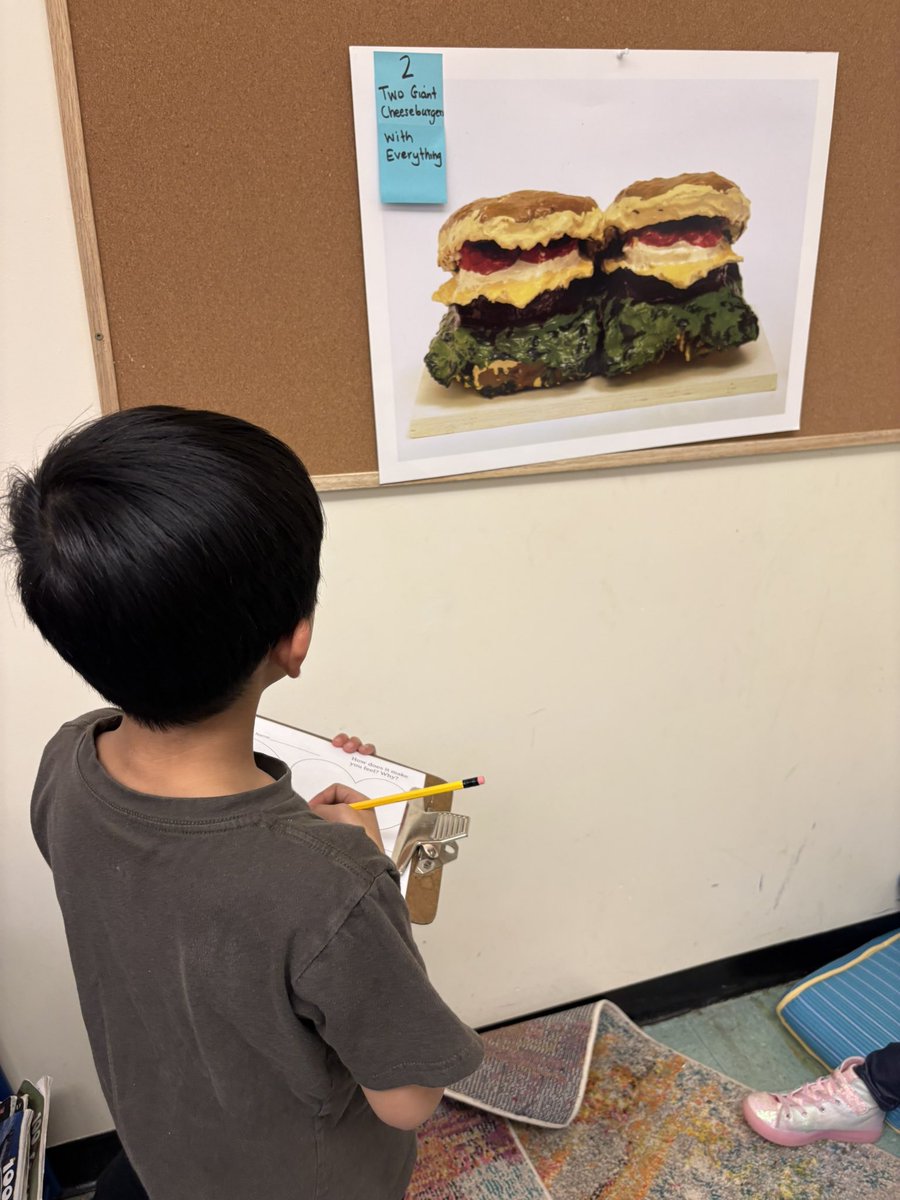 MsHickeysClass's tweet image. The Ss were art critiques today as they discussed, viewed and responded to art! @MorrisAcademy1