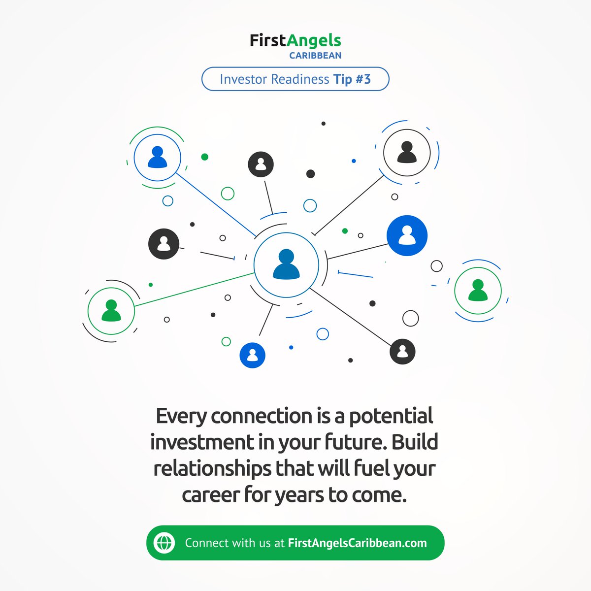 Your connections are investments for the future. Build relationships that drive your career forward. Start today at FirstAngelsCaribbean.com

#FirstAngelsCaribbean #FAC #Networking #Career #Investment #Future