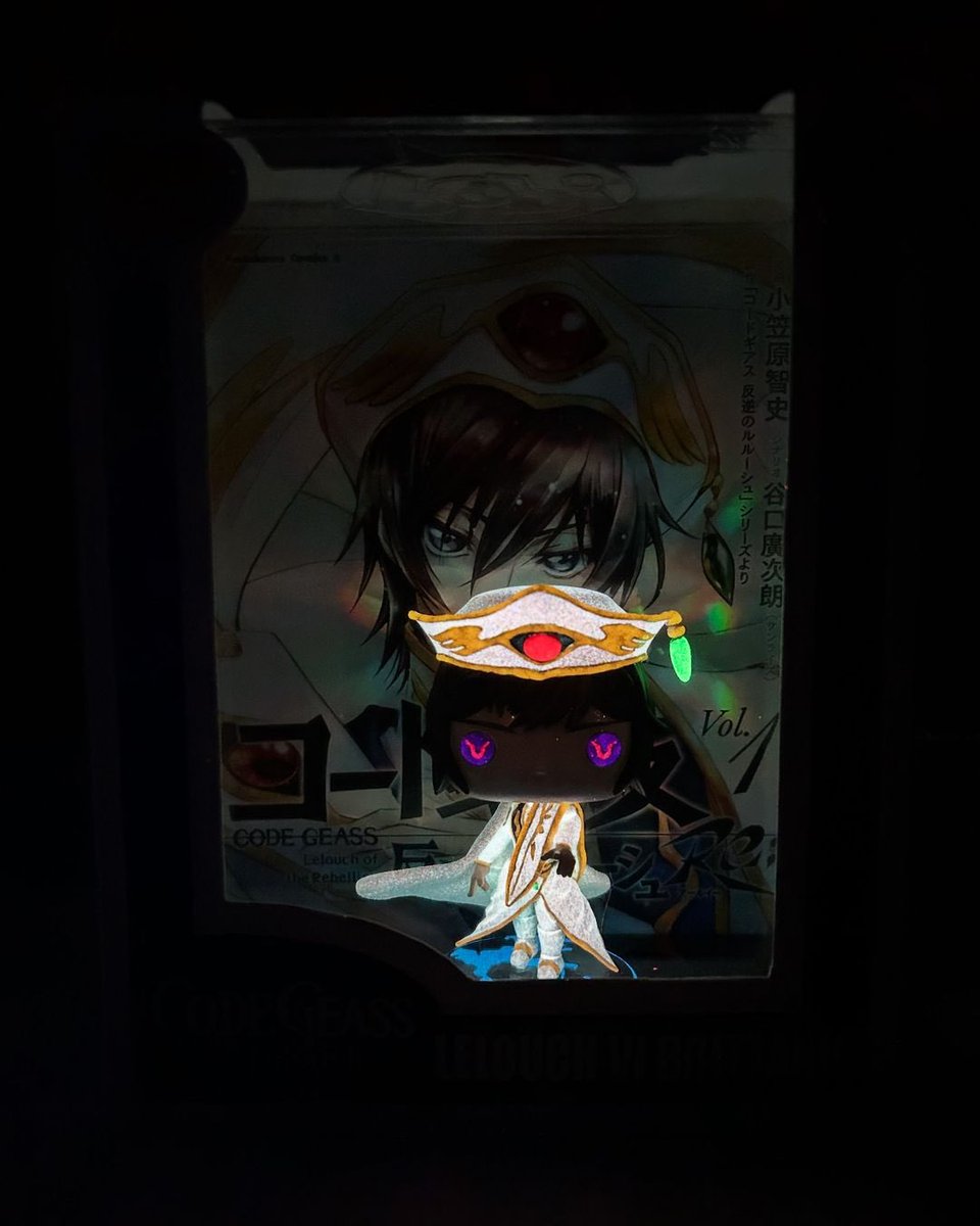 Custom time! Check out this amazing Code Geass Lelouch VI Brittania Funko POP! Comic Cover ~ even has some glow powers! Created by <a href="/VetDraws/">Vet_draws</a> ~ #CodeGeass #FPN #FunkoPOPNews #Funko #POP #POPVinyl #FunkoPOP #FunkoSoda