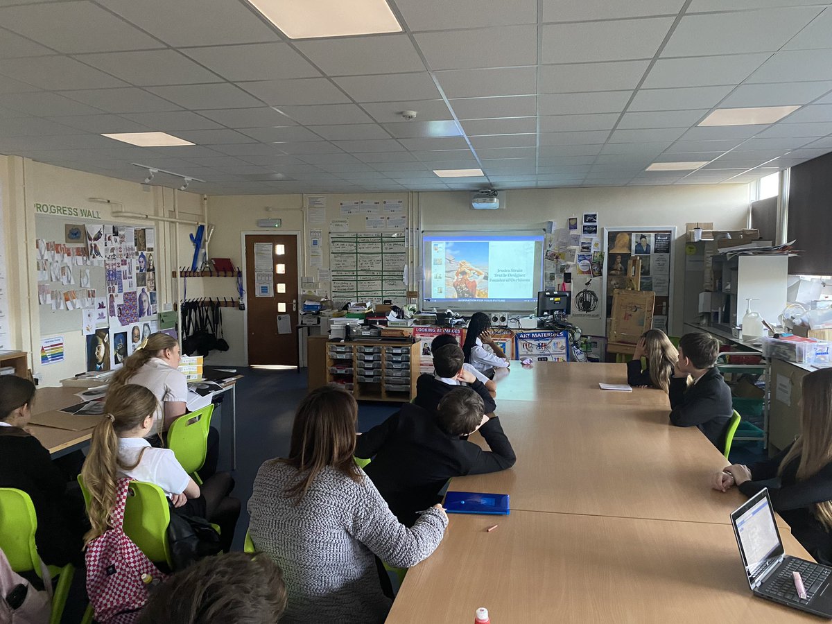 dept_art's tweet photo. 🌍🎨Class 1.1 engaged with a DYW Live session today and learned about the textile design industry🌍🎨
#BACareersWeek2024 #creativepathways

@BellshillW https://t.co/CE7xrXzafA