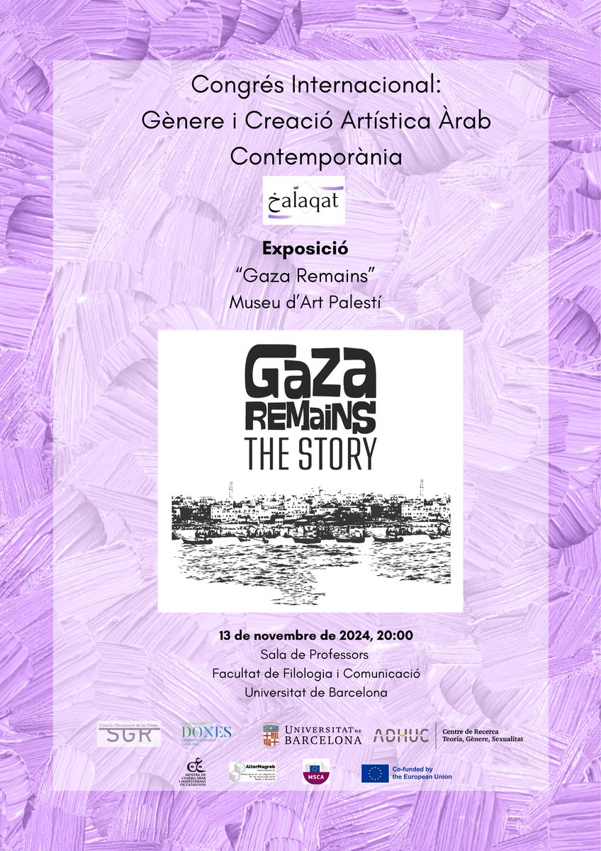 Danaé Fonseca (@danae_f_) on Twitter photo Y otra cosa emocionante ¡mañana a las 20h inauguramos la exposición GAZA REMAINS THE STORY, cedida por el Museo Palestino de Birzeit <a href="/palmuseum/">The Palestinian Museum N.G.</a> ! Esta muestra explora la experiencia palestina centrandose en la tierra, los lugares y la gente de Gaza y en el arte #خalaqat Y otra cosa emocionante ¡mañana a las 20h inauguramos la exposición GAZA REMAINS THE STORY, cedida por el Museo Palestino de Birzeit <a href="/palmuseum/">The Palestinian Museum N.G.</a> ! Esta muestra explora la experiencia palestina centrandose en la tierra, los lugares y la gente de Gaza y en el arte #خalaqat