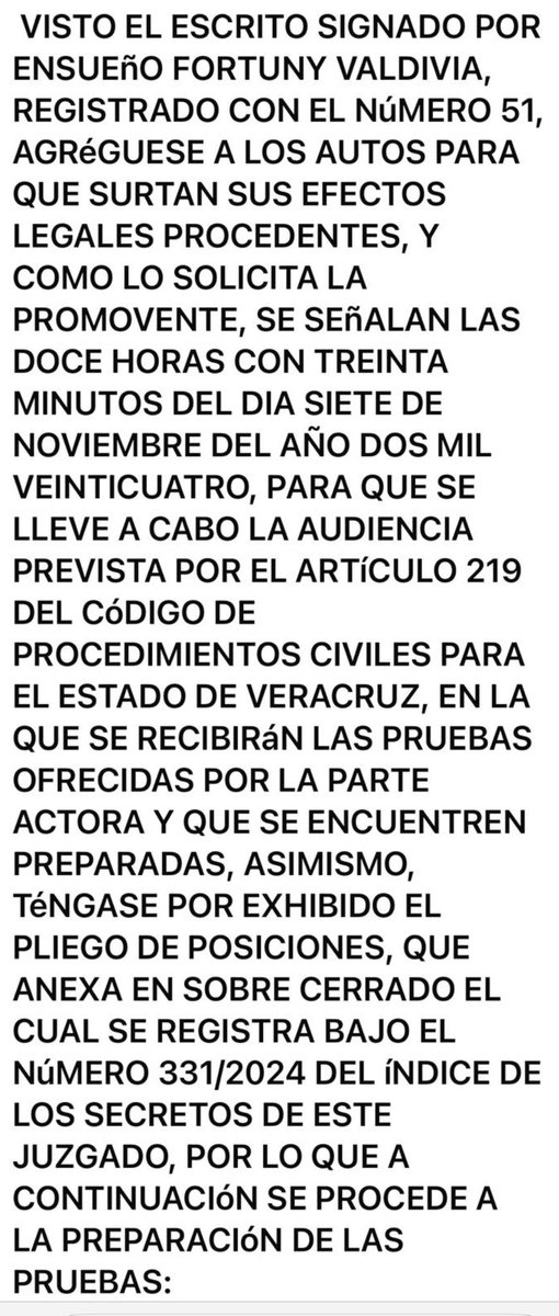 acastagne's tweet photo. Familia como lo prometí los mantengo informados.

La señora de Zacatecas @rocionahle cumplió su primer amenaza, fiel a su ADN de MORENA y la 4T haciéndolo sucio y amañado. Les comento al seguir recibiendo amenazas solicité a mi abogado investigara si tenía alguna demanda y el día de hoy se apersonó en el juzgado sexto de primera instancia con residencia en la ciudad judicial de Cardel, Ver. encontrando una demanda en mi contra la cual jamás fue notificada en mi domicilio, dicha notificación llamadas de escritorio abre la puerta a delitos como el procesal y en su momento por la vía civil a una nulidad de juicio concluido.

Este juicio se encuentra radicado en el juzgado sexto de primera instancia en la Ciudad de Veracruz iniciado desde el mes de Mayo, repito jamás fui notificado, además como se darán cuenta en las copias que publicaré están violando el secreto bancario, mis derechos humanos dejándome en una indefensión total pues ya que al no presentarme (Po no haber sido notificado) me tienen el rebeldía y por obviedad vencieron los plazos fijados por el juzgado.

La señora @rocionahle documenta 255 capturas de pantalla de mi perfil @acastagne en la red X publicadas entre el 18 de Febrero al 08 de Julio de 2024 e interpone la denuncia, también por las entrevistas realizadas por los periodistas @lopezdoriga @beltrandelrio @GOrtegaRuiz @azucenau @CarlosLoret su queja básicamente es por llamarle Zacatecana, decir que la quejosa violaba la Constitución de Veracruz al ser candidata no siendo nacida en el estado de Veracruz y por señalar sus propiedades y mansiones.

Solicito a la señora @rocionahle muestre pruebas de que fui notificado, no omito mencionar que todo lo que mencioné y publiqué es verdad como lo acredite con las pruebas necesarias en mis denuncias ante la @FGRMexico y la @FGE_Veracruz .

Importante leer todos los datos que la señora está solicitando de mi persona en la demanda, violando todas mis garantías y derechos.

“YO NO MIENTO”