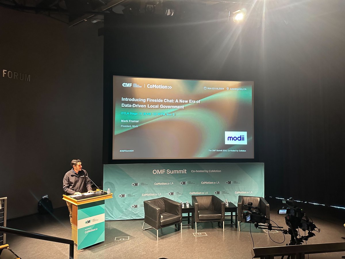 ModiiCo's tweet image. What a great day attending the @OpenMobilityFnd Summit and exploring the streets of LA!
A huge thank you to Andrew Glass Hastings and the entire OMF community for hosting such a meaningful event and bringing us together to share the latest innovations and insights in mobility.