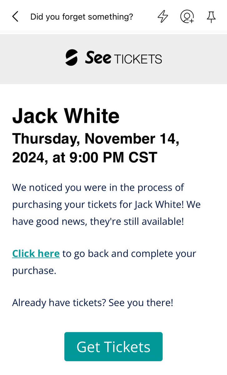 lbdg's tweet image. Getting trolled by @SeeTicketsUS after their website couldn’t handle the traffic for the pop-up Jack White show at @mohawkaustin this week and kept timing out. Knew it was a longshot, but no need to tease!