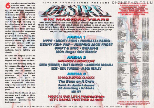 30 years ago today
18th November 1994
Desire
'The Sixth Birthday Bash'
Bagley's Warehouse
Kings Cross