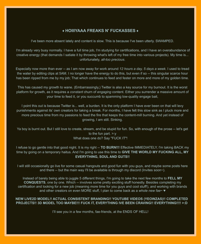 𓂃 ࣪˖ ִֶָᖭི༏SCRYPTIDᖫྀ𓂃 ࣪˖ ִֶָ「VArtist」 tweet media