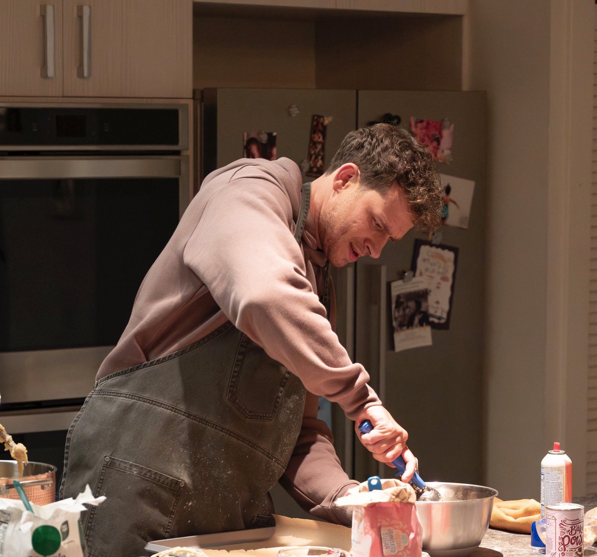 uhbucky's tweet photo. buck has these pics from mays grad party on his fridge oh he loves his family so much https://t.co/N5ieXpAPJK