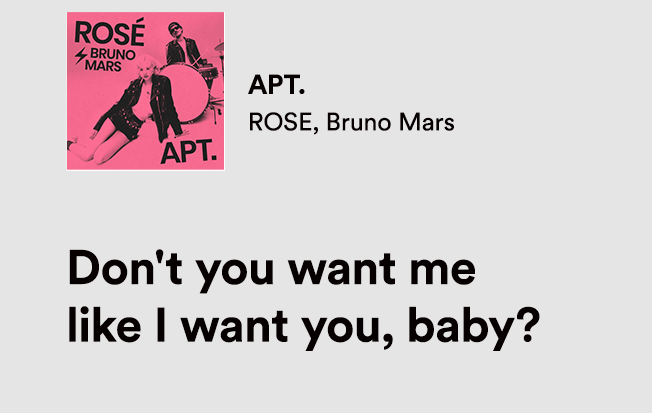 thesadbaby's tweet photo. rosé, bruno mars. https://t.co/s035bW1k5g