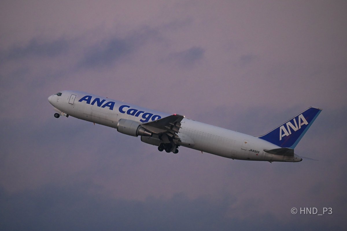 HND_P3's tweet photo. 【定点観測シリーズ HND_P3】
JA8323(B763)
JA4桁ナンバーが歴史を物語っております。
NH最古参の機材が離日🛫
今まで、ありがとう😭
#羽田空港
#全日空
#Boeing
#JA8323 https://t.co/kkpCPKCQeZ
