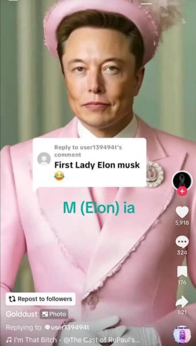 FroggyBottomPnd's tweet photo. There is a rumor on Facebook that Musk kicked Stephen King off of Twitter for calling him the first lady. Glad to see itβs not true.
But #FirstLadyElonMusk really should be trending. https://t.co/dArNCusfcy