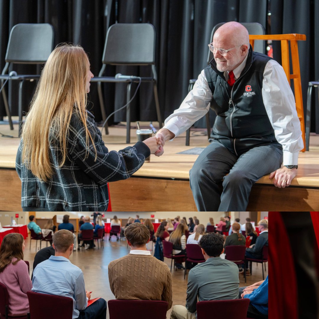 CentralCollege's tweet photo. Welcoming bright new minds into our Central College family never gets old. Thank you for joining us at this year's first Scholar Days! If you missed our fall sessions, it's not too late to register for a winter session. We hope to see you there! 💡🎓✨

https://t.co/1EW1b8QQL5 https://t.co/M9WhWcT9xx