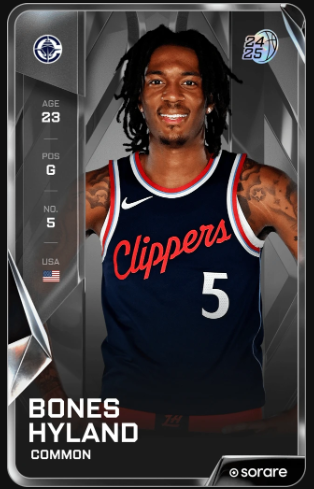 🏀🏀 Daily Hoops -11-24 🏀🏀

T3 Bones Hyland won, Segun was a big minus for us last night due to the stipulations most probably an error on my part - on to tonight with the Emirates NBA Cup 👊 #sorarenba