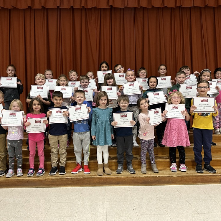 FricanoPrimary's tweet photo. Congratulations to our October Students of the Month! ♥️🩶These students were celebrated for their hard work in showing expected behaviors in October! They completed a community service project today to spread kindness in our library with special bookmarks. https://t.co/JDGYYDKEE2