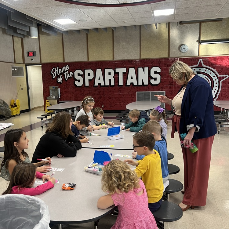 FricanoPrimary's tweet photo. Congratulations to our October Students of the Month! ♥️🩶These students were celebrated for their hard work in showing expected behaviors in October! They completed a community service project today to spread kindness in our library with special bookmarks. https://t.co/JDGYYDKEE2