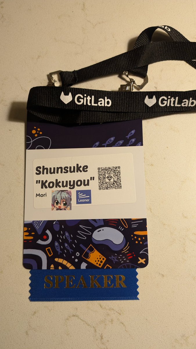 kokuyouwind's tweet image. I got #RubyConf name tag!