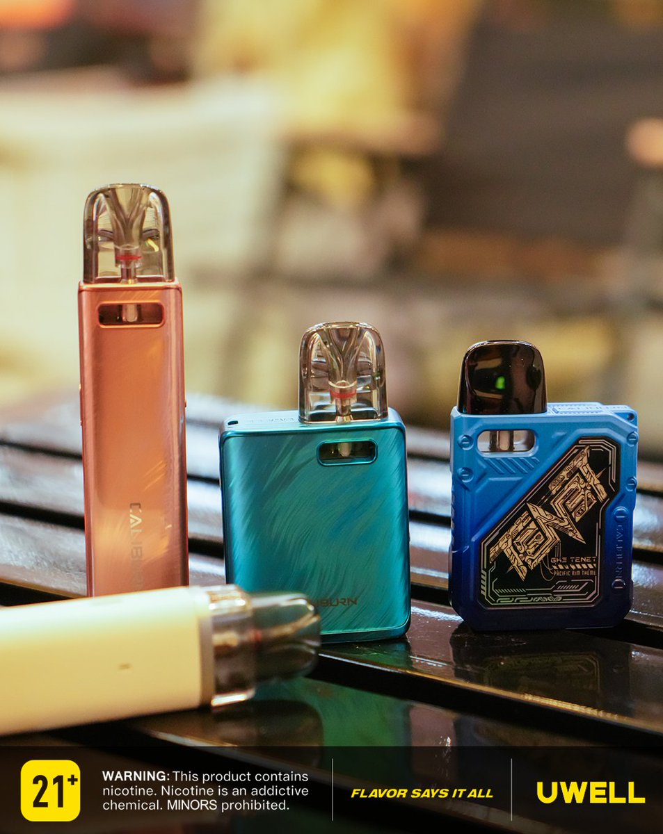 Uwelltech's tweet photo. Discover exceptional flavor with the CALIBURN G series. Take your vaping experience to new heights with its sleek design, bold colors, and effortless performance. Every puff opens the door to a fresh experience.
🔞 21+ only
#CALIBURN #FlavorElevated https://t.co/Sni0xcmr7I