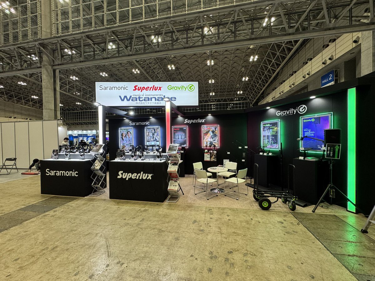 おはようございます☀
InterBEE2024 いよいよ開幕。
Hall3 ブース番号3102 で皆様のご来場をお待ちしております。
#InterBEE2024
#superlux
#saramonic