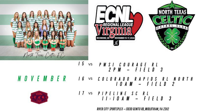 Virginia is almost here! Come see my team and I show off our skills this weekend! <a href="/ImYouthSoccer/">ECNL/GA/Recruiting/College Soccer</a> <a href="/coachbones23/">Mike Mayes</a> #ECNLRLVA