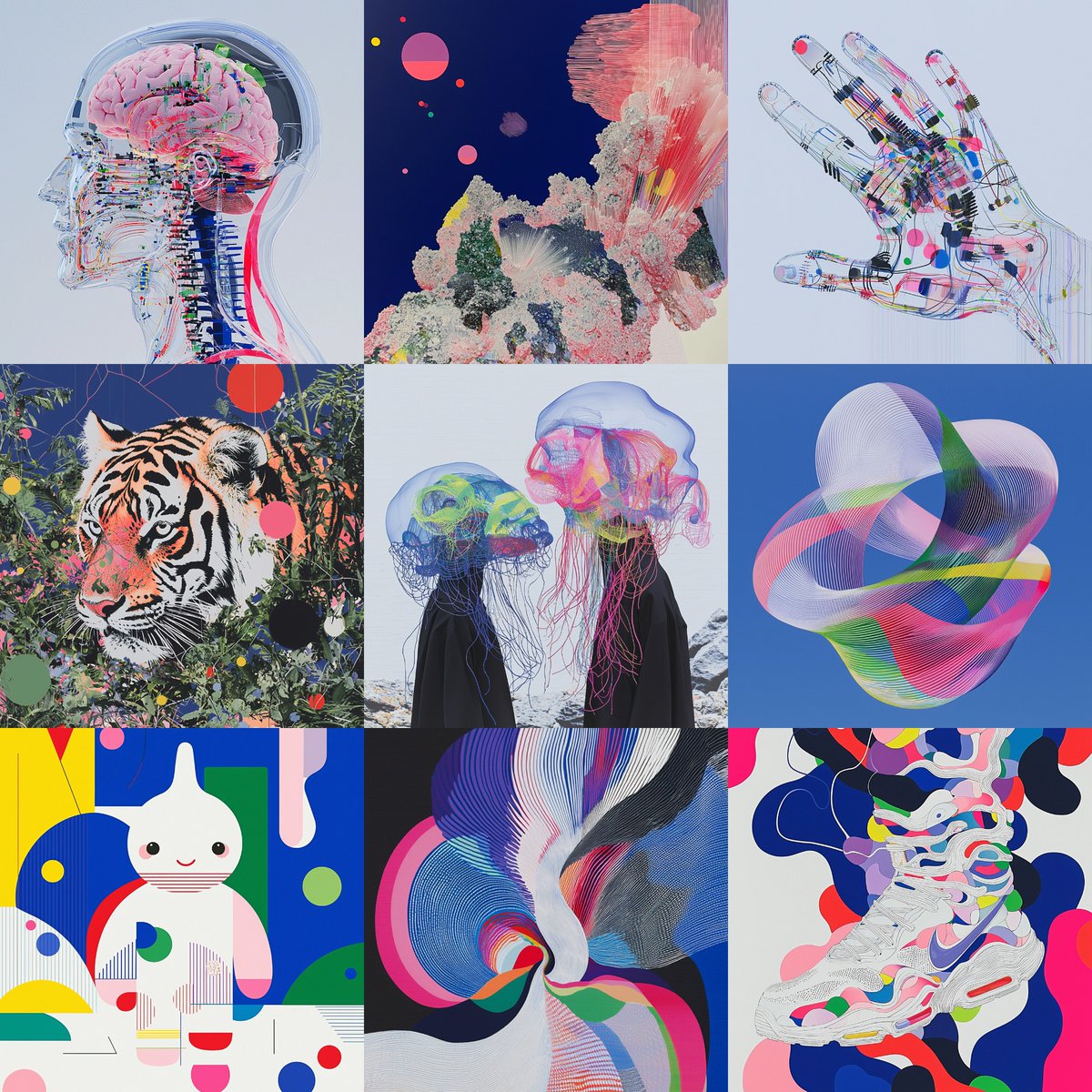 Super bizarre style... I love it 🔥

--sref 551031036 --p dg2k8l2

#midjourney