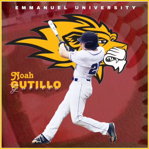I am excited to announce my commitment to Emmanuel University! I’m incredibly grateful to my coaches, family, and friends for their support throughout this journey. I look forward to starting this new chapter and pursuing both my academic and baseball goals at Emmanuel.